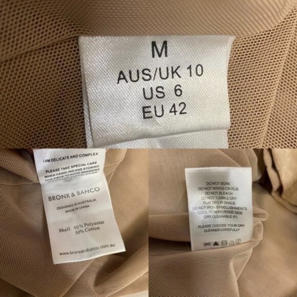 Bronx and Banco White Dress‎ Women Size Medium - Picture 13 of 13